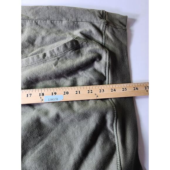 VOLCOM Military Green Black Skater Street Medium Weight Pullover Hoodie SZ M - Picture 7 of 8